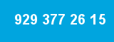 929 377 26 15